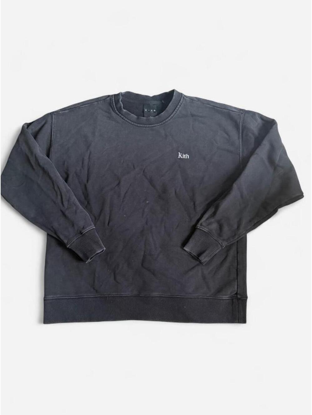Kith black crewneck sweatshirt size S #kith #crewneck